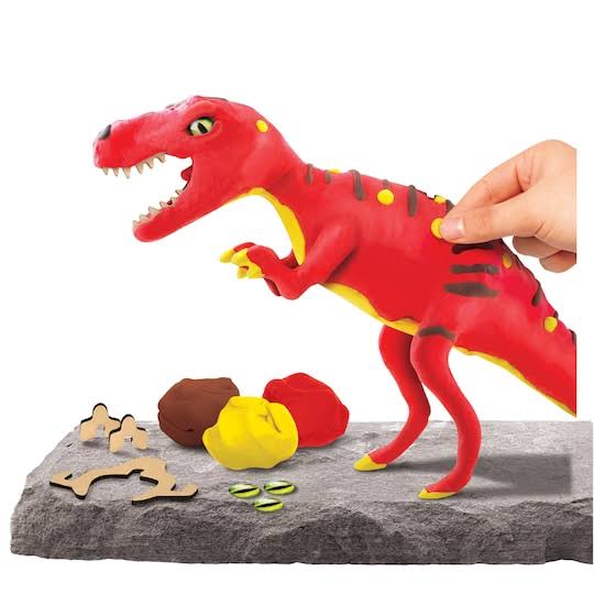 DIY Clay Triceratops & Tyrannosaurus Kit Z69345