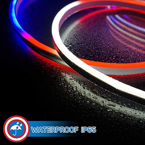 30ft Red White Blue Waterproof LED Rope Lights S802