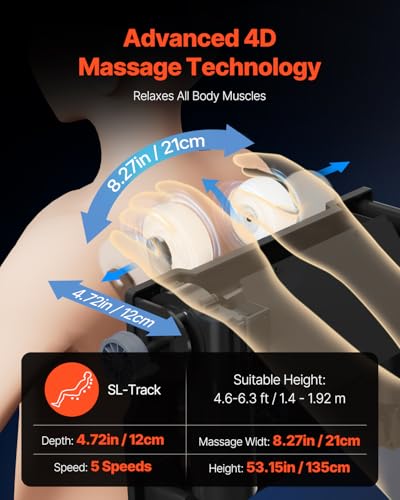 4D Full Body Zero Gravity Massage Chair with Heat L10682