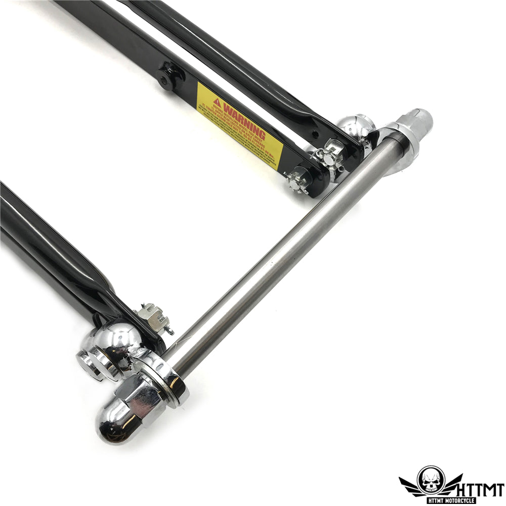 BLACK 24" SPRINGER FRONT END Handlebar Adapter 4" Bar Riser Q180057