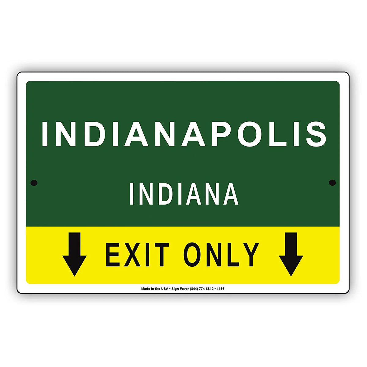 Aluminum Metal Sign 18"x24" E1181