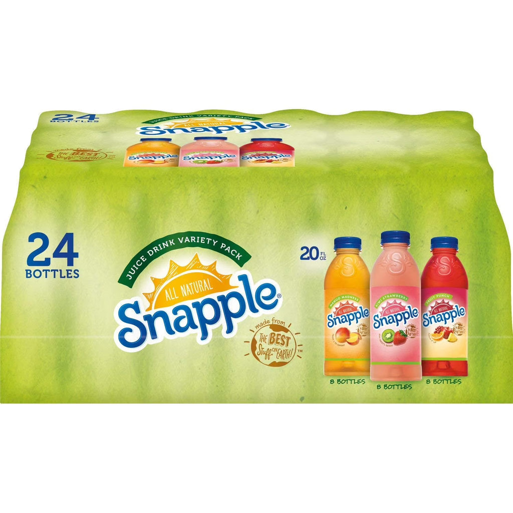 All Natural Juice Drink Variety Pack, 20 Fl Oz Bottles (24 Pack) X31512