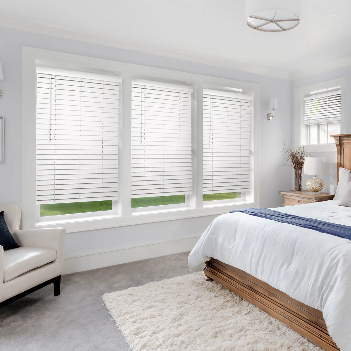 2" Cordless Faux Wood Blinds H4109