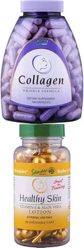 Collagen Wrinkle Formula and Vitamin E Lotion X836204