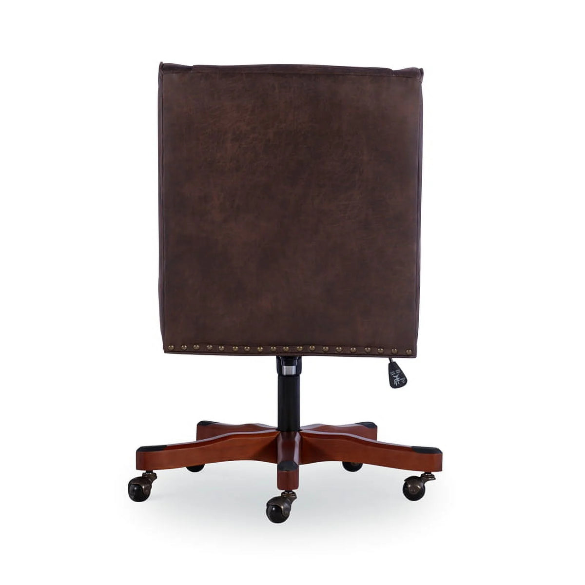 Wood Upholstered Office Chair in Brown Z2894