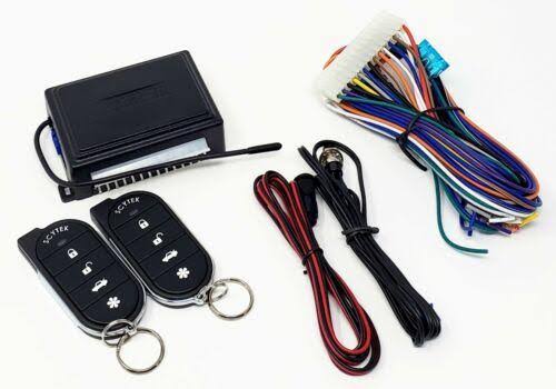 Keyless Entry Car Alarm Security System, 2 Key 2 Door Locks G4431