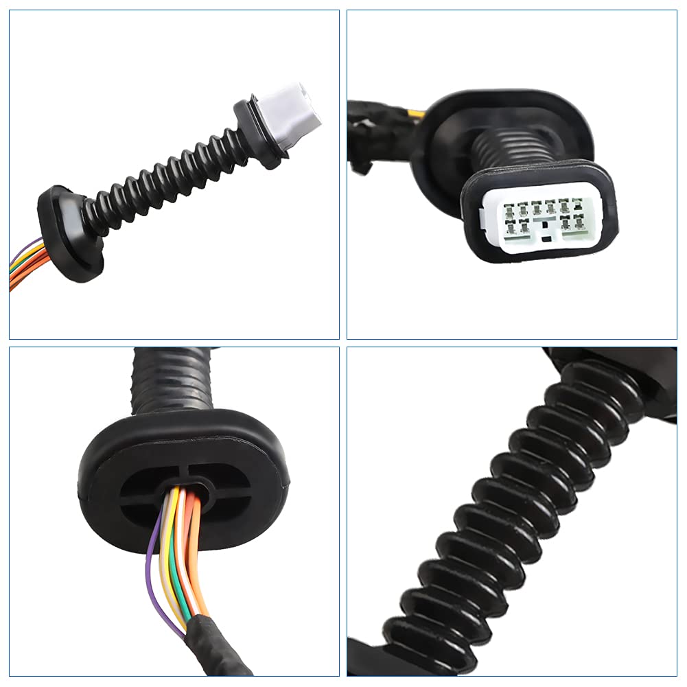 Door Harness with Connectors for Dodge Ram 2004-2010, Pack of 2 J9782