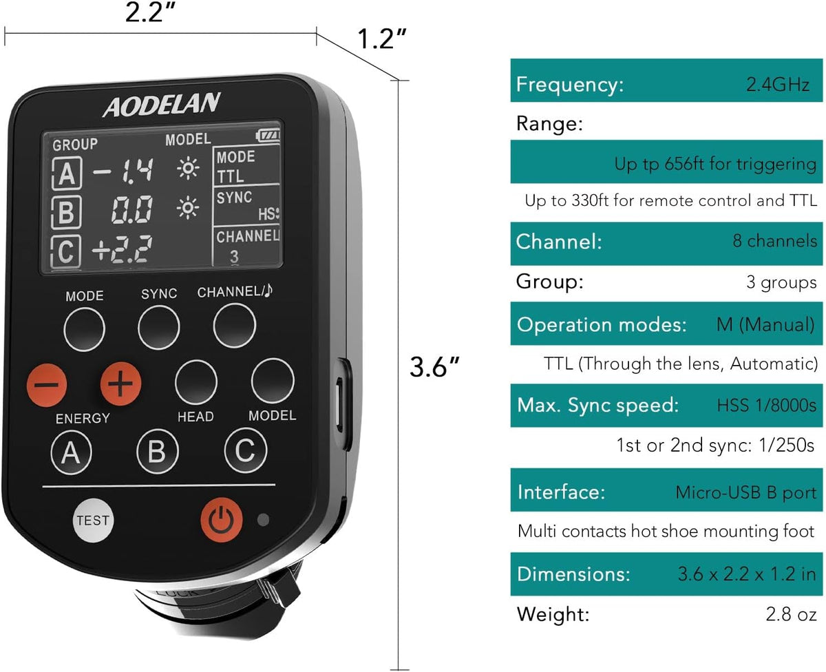 TTL Flash Trigger for Pentax Cameras S47021