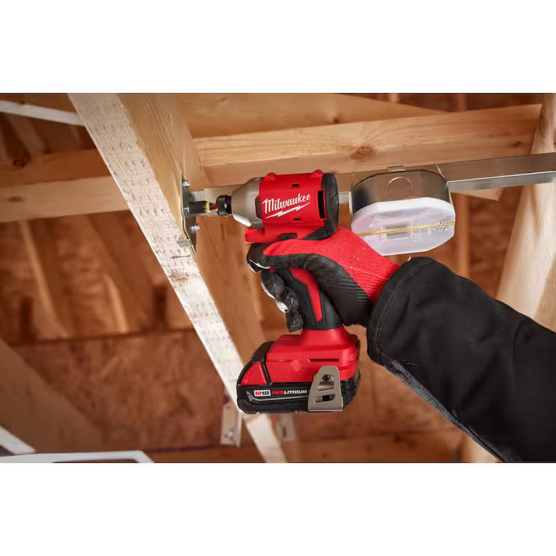 18V Lithium-Ion Brushless Cordless Compact Drill/Impact Combo Kit (2-Tool) F7289