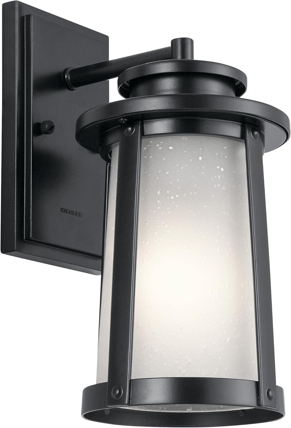 Textured Black Outdoor Wall Light C598