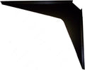Heavy-Duty Reversible Brackets 1000lb. Load Capacity Black Pack of 2 Z1796