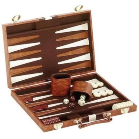 Large Backgammon Game Set in Carrying Case O939