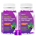 Organic Irish Sea Moss Gummies with Elderberry, Bladderwrack, Burdock, Apple Cider Vinegar, Chlorophyll, 120 Vegan Gummies Z448