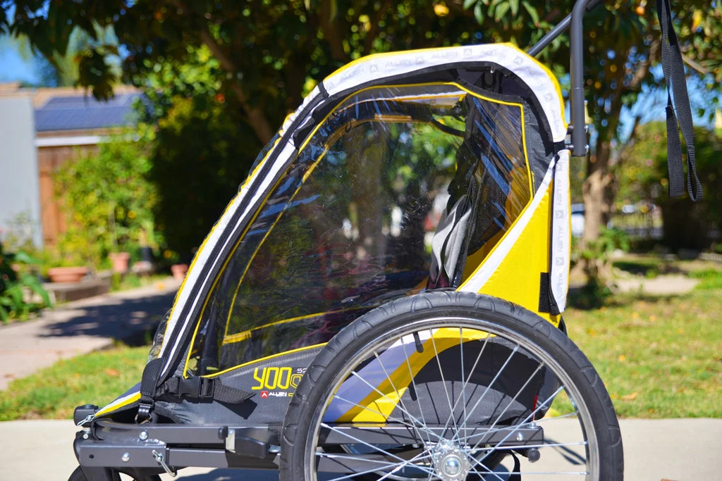 Steel 2-Child Bicycle Trailer and Stroller C738