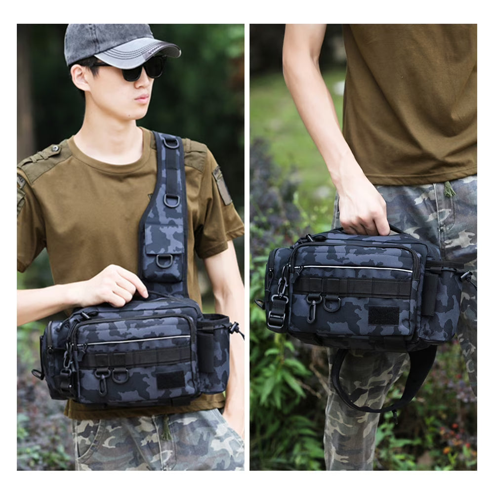 Water-resistant Fishing Sling Pack Waist Bag B305