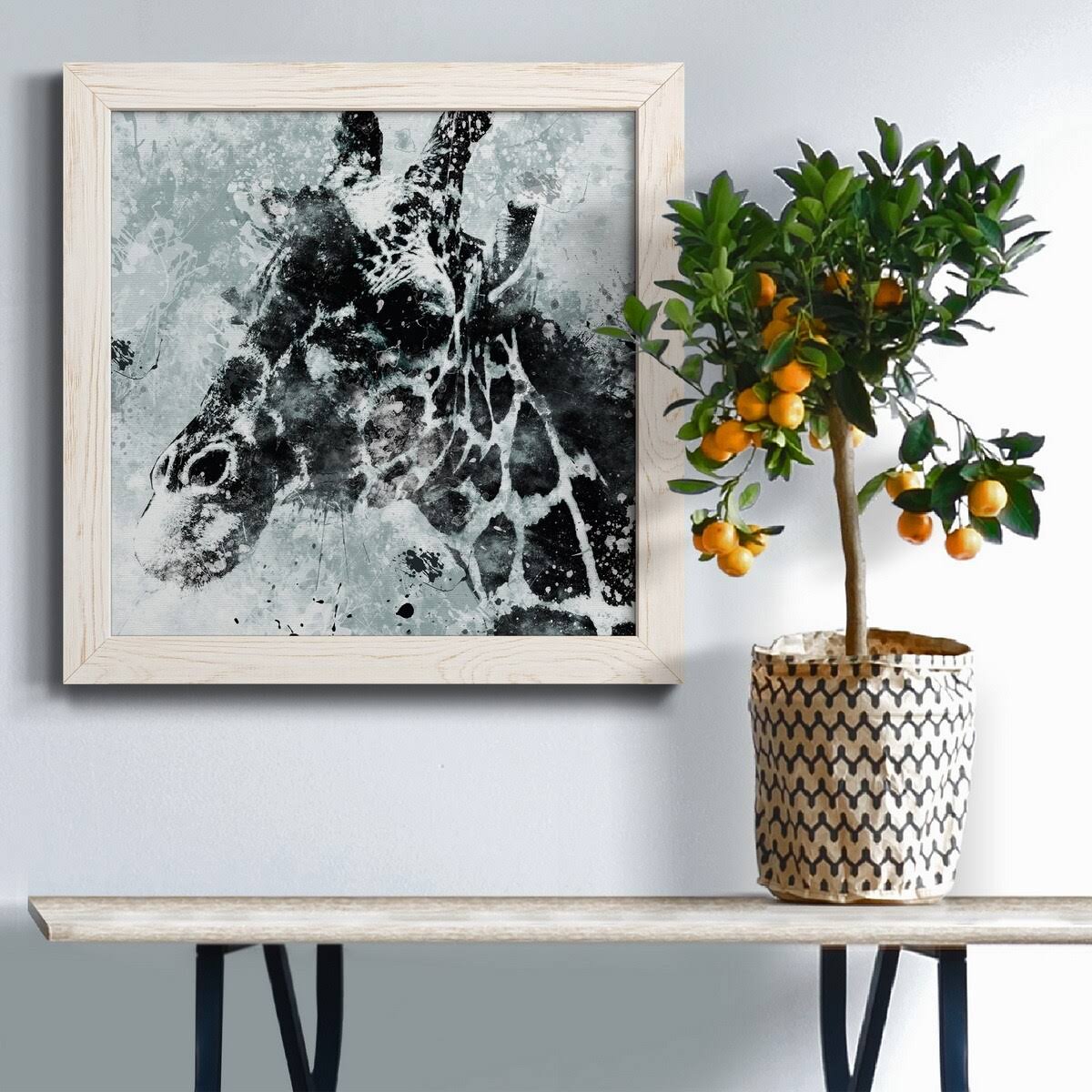 Framed Canvas - 31.5x31.5 - Walnut T62617