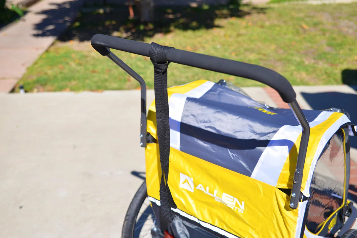 Steel 2-Child Bicycle Trailer and Stroller C738