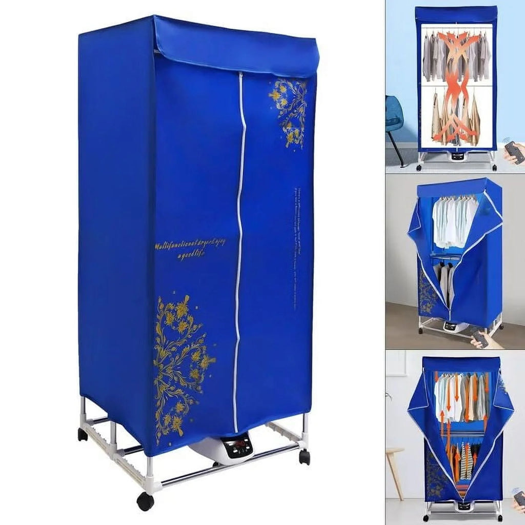 Folding Portable Electric Clothes Dryer 2 Layer 1500W B84687