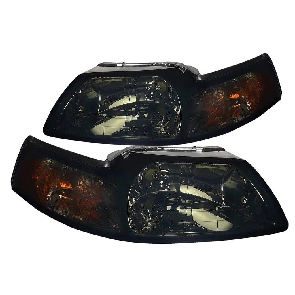 Smoke Headlights for 1999-2004 Ford Mustang E353888