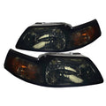 Smoke Headlights for 1999-2004 Ford Mustang E353888