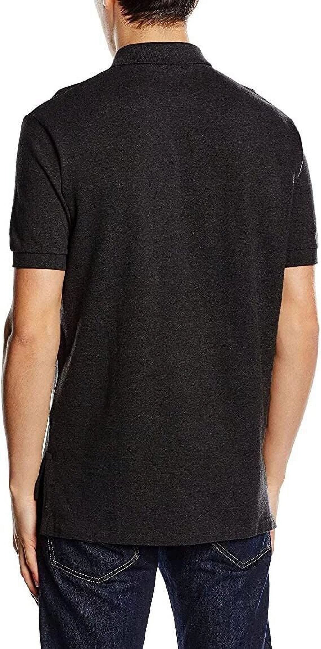 Black Heather Classic Fit Polo Shirt M9549
