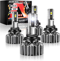 9006/HB4 Low Beam 9005/HB3 High Beam 26000LM 120W LED Headlight Bulbs Combo, 6500K Cool White, Pack of 4 Pack of 2 E998