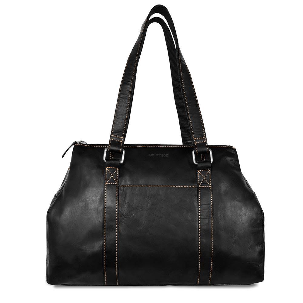 Black Satchel Handbag S937