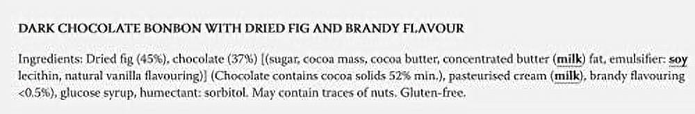 Dark Chocolate Truffle Stuffed Fig Bonbons 8pcs D374
