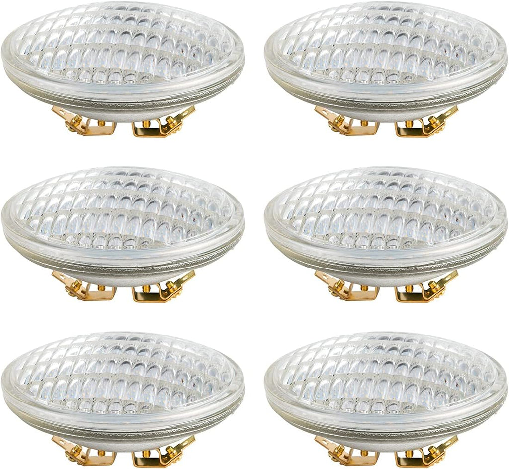 PAR36 LED Landscape Light Bulb, 6W 600 Lumen, Daylight White 6000K, 12V DC/AC, 4 Pack D509626