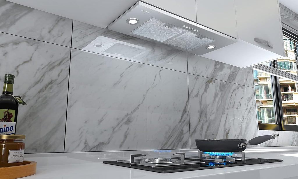 Stainless Steel Built-in Range Hood Insert 30, 900 CFM, 4 Speed, Aluminum Filters A3680