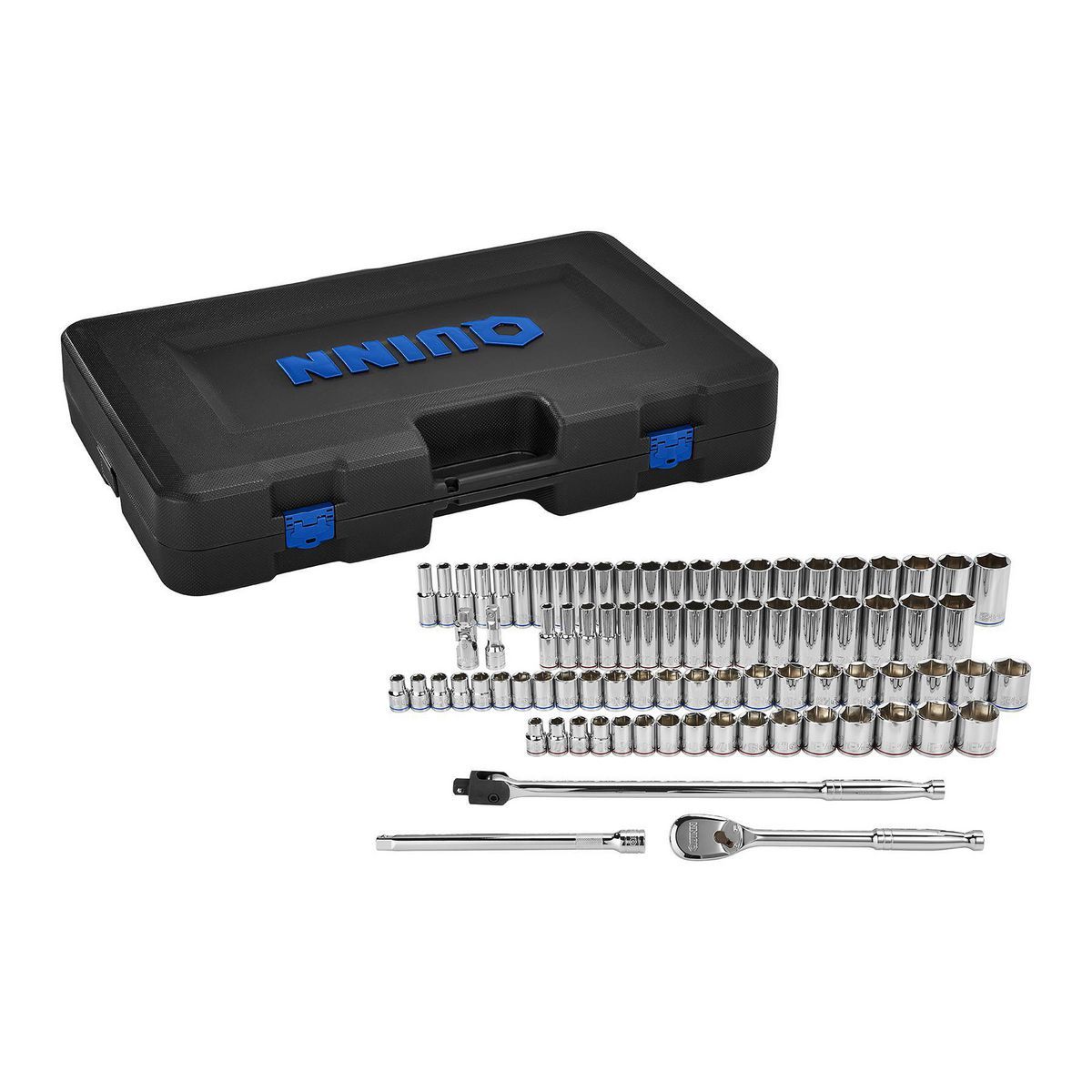 1/2 in. Drive SAE and Metric Socket Set, 83-Piece F532