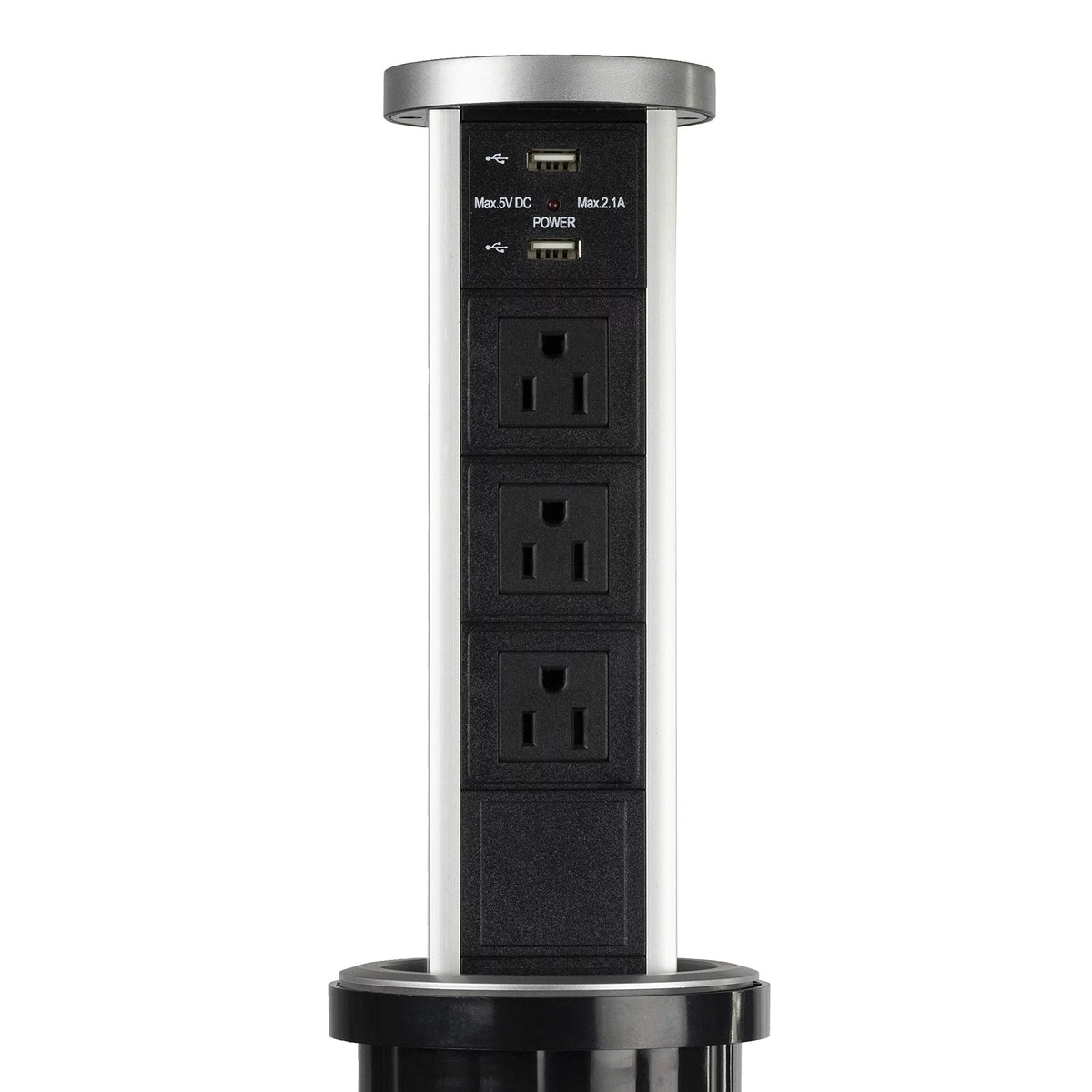 110V Automatic Pop Up Outlet Retractable Countertop Power Socket N3756
