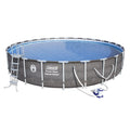 Power Steel Pool Set with Pump, Ladder and Cover J285