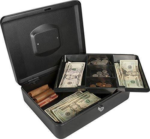 12-Inch Cash Box with Key Lock L82263