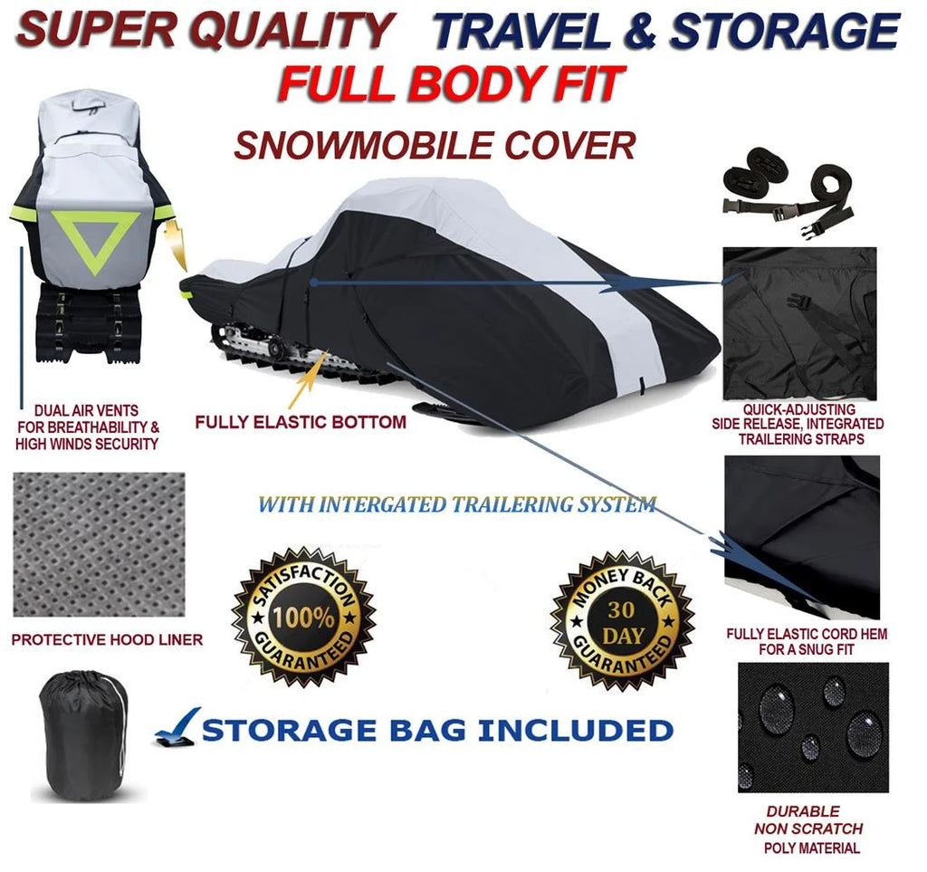 600 Denier Full Fit Snowmobile Travel and Storage Cover Z25283
