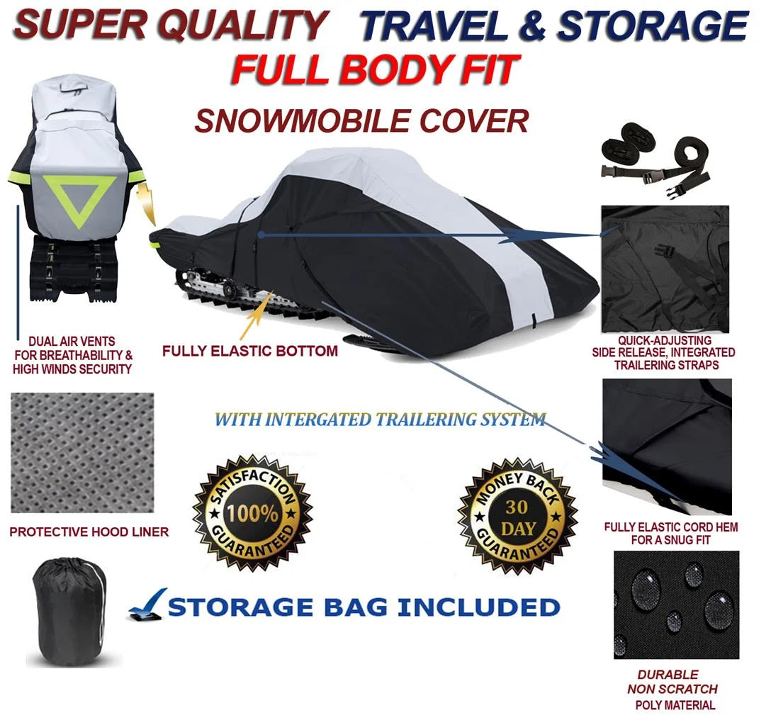 600 Denier Full Fit Snowmobile Travel and Storage Cover Z25283