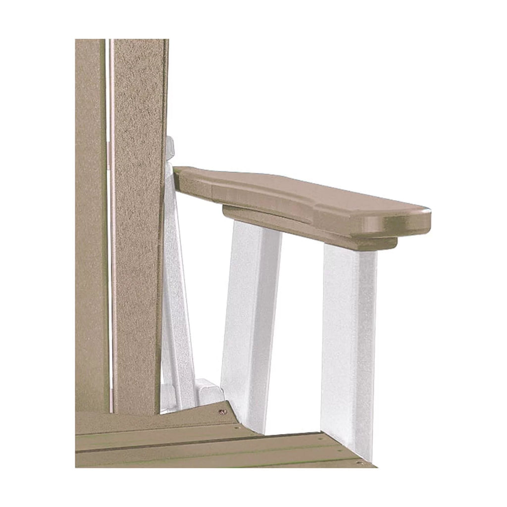 Resin Fan Back Balcony Glider D53543
