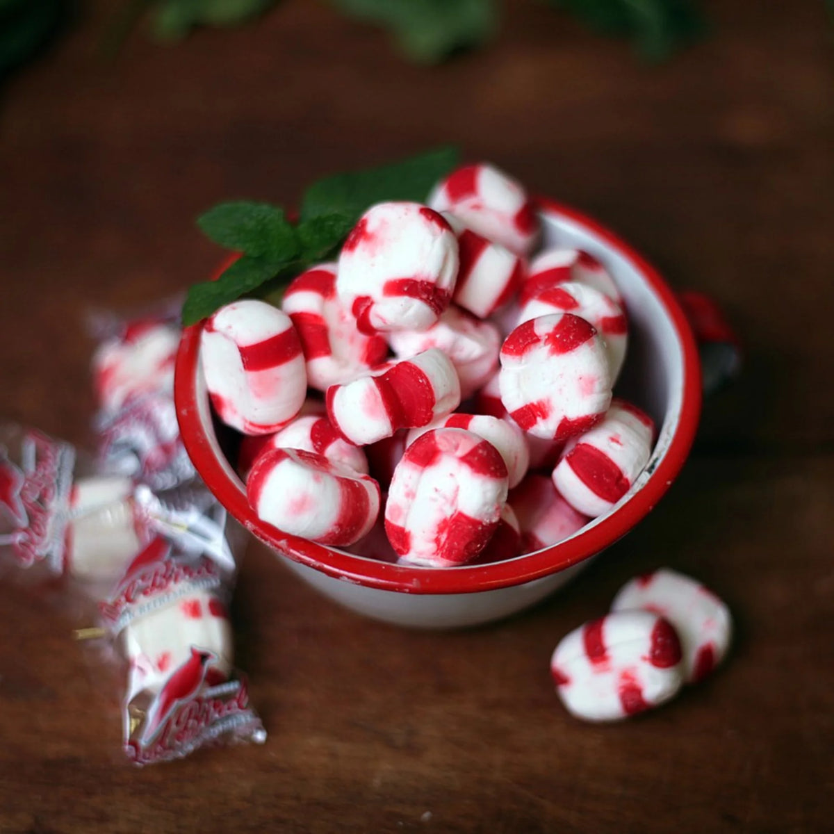 Soft Peppermint Candy Puffs 6oz Pack Gluten-Free L48200